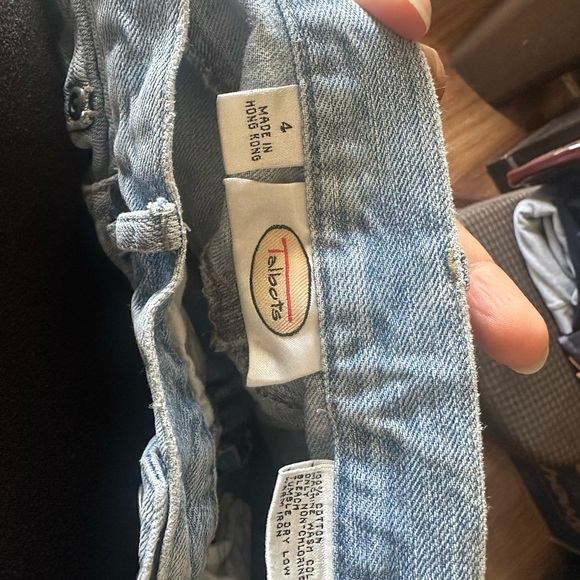 Talbots Blue Flare Wide Leg Denim - Picture 3 of 3